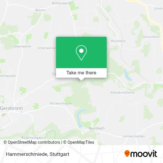 Hammerschmiede map