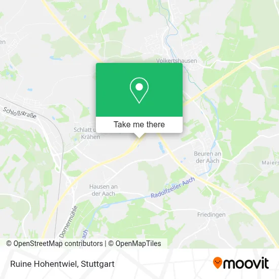 Ruine Hohentwiel map