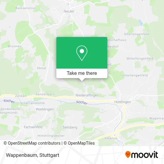 Wappenbaum map