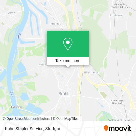 Kuhn Stapler Service map
