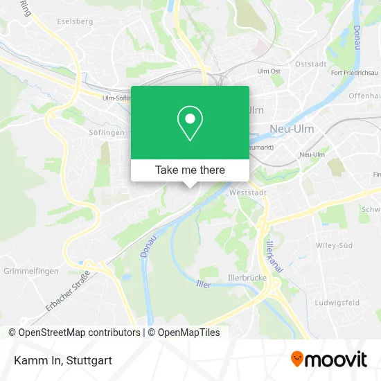 Kamm In map