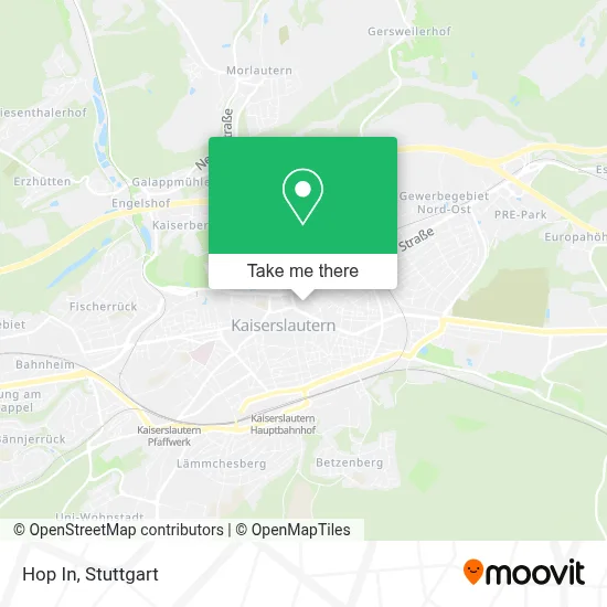 Hop In map