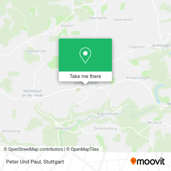 Peter Und Paul map