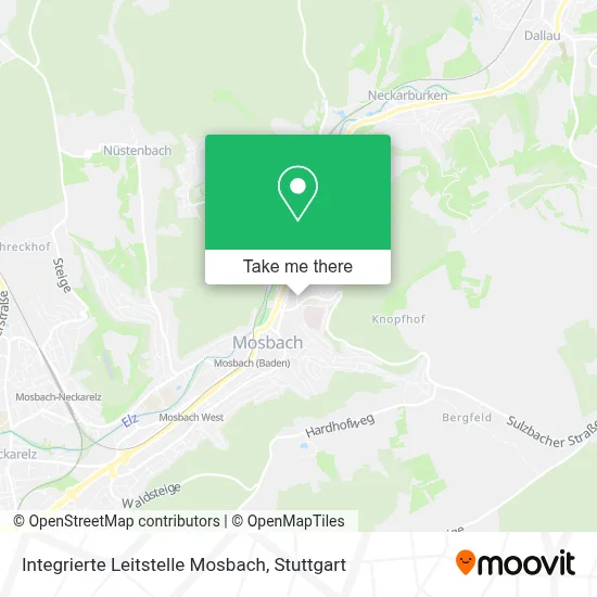 Integrierte Leitstelle Mosbach map