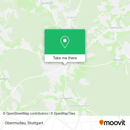 Obermudau map