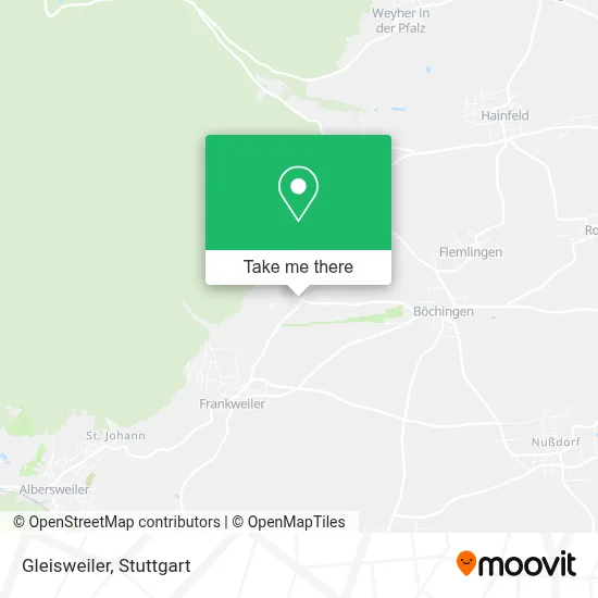 Gleisweiler map