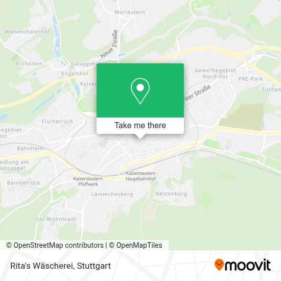 Rita's Wäscherei map