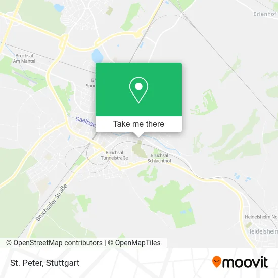 St. Peter map