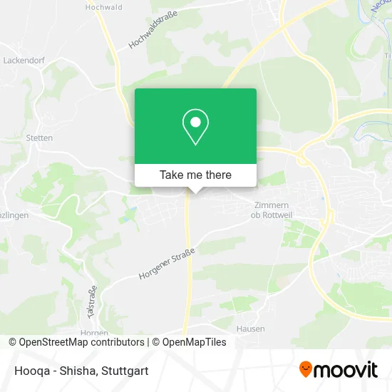 Hooqa - Shisha map