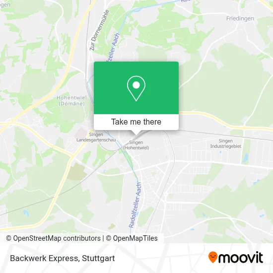 Backwerk Express map