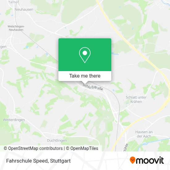 Fahrschule Speed map