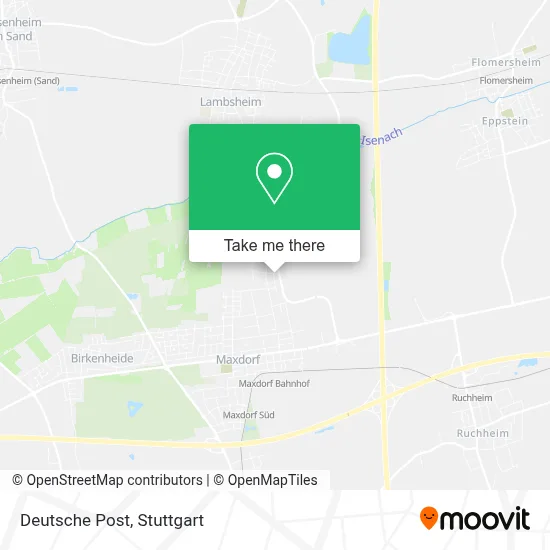 Deutsche Post map
