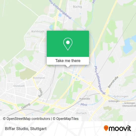 Biffar Studio map