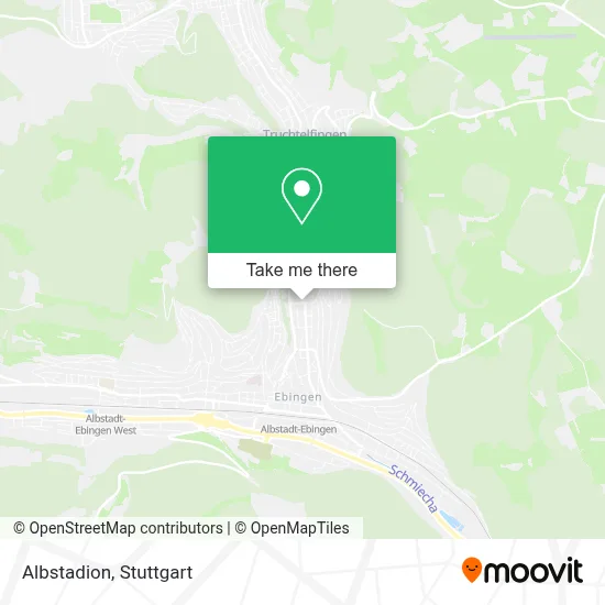 Albstadion map