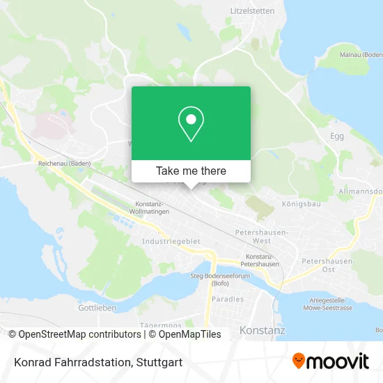 Konrad Fahrradstation map