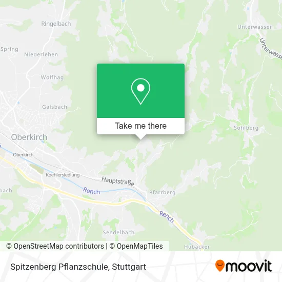 Spitzenberg Pflanzschule map