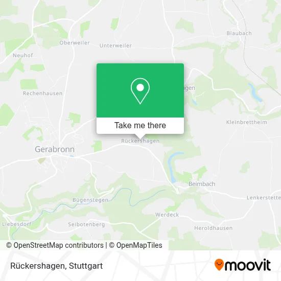Rückershagen map