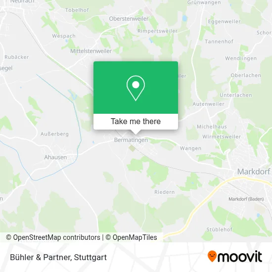 Bühler & Partner map