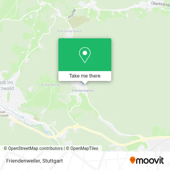 Friendenweiler map