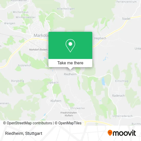 Riedheim map