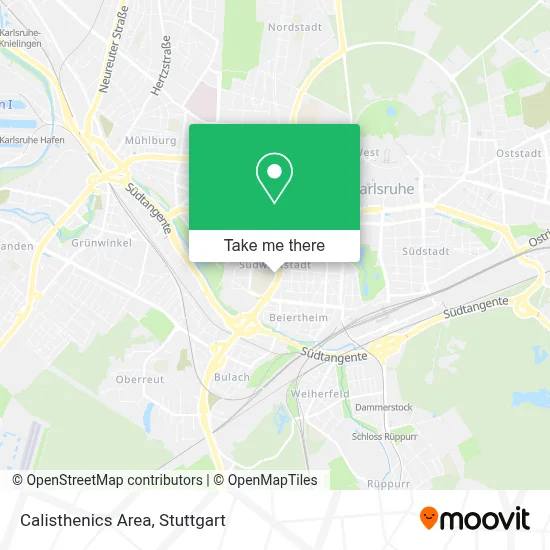 Calisthenics Area map