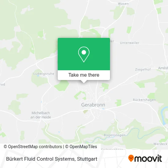Bürkert Fluid Control Systems map