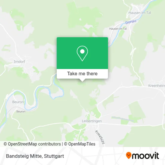 Bandsteig Mitte map