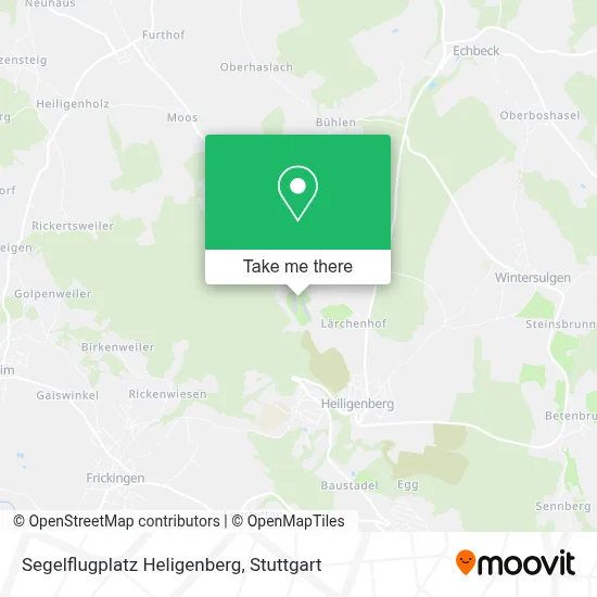 Segelflugplatz Heligenberg map