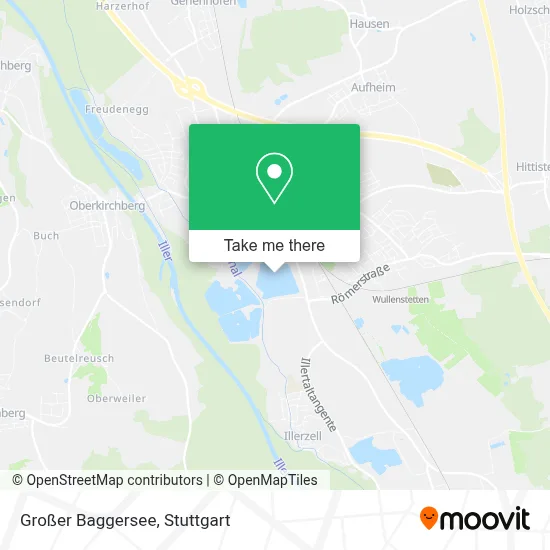 Großer Baggersee map