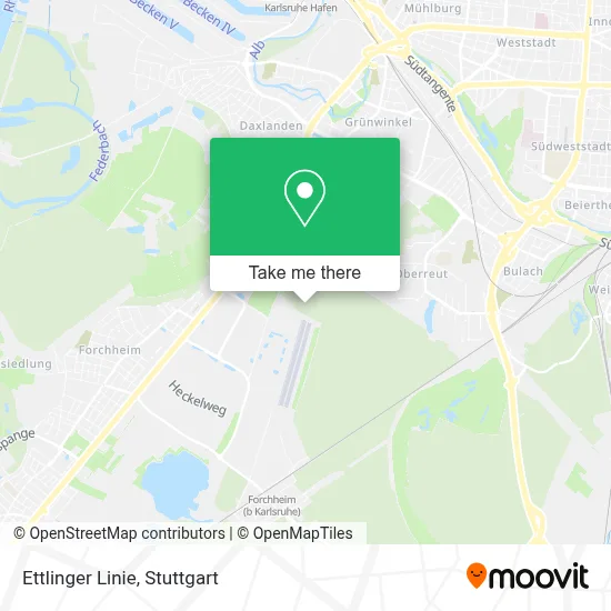 Ettlinger Linie map