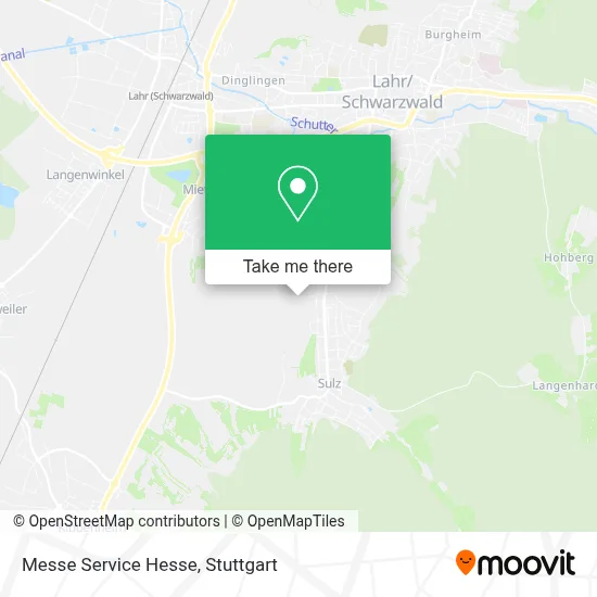 Messe Service Hesse map