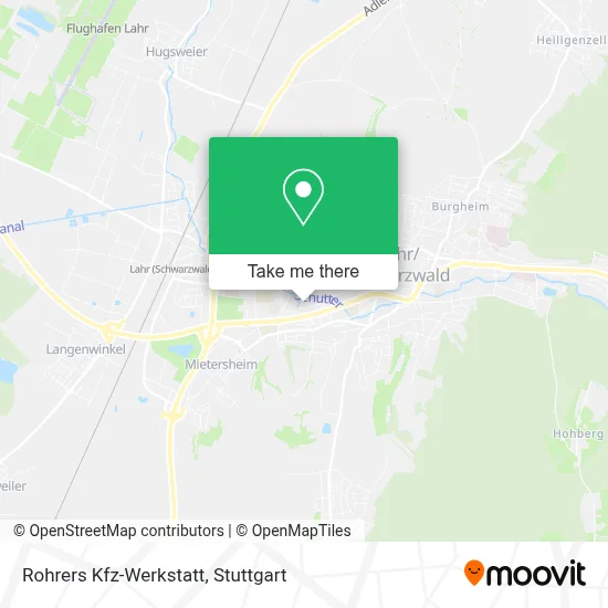 Rohrers Kfz-Werkstatt map