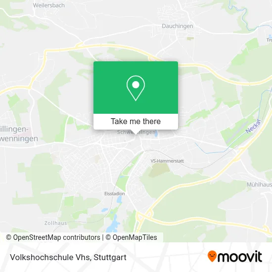 Volkshochschule Vhs map
