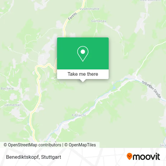 Benediktskopf map