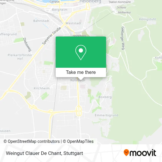 Weingut Clauer De Chant map