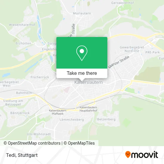 Tedi map