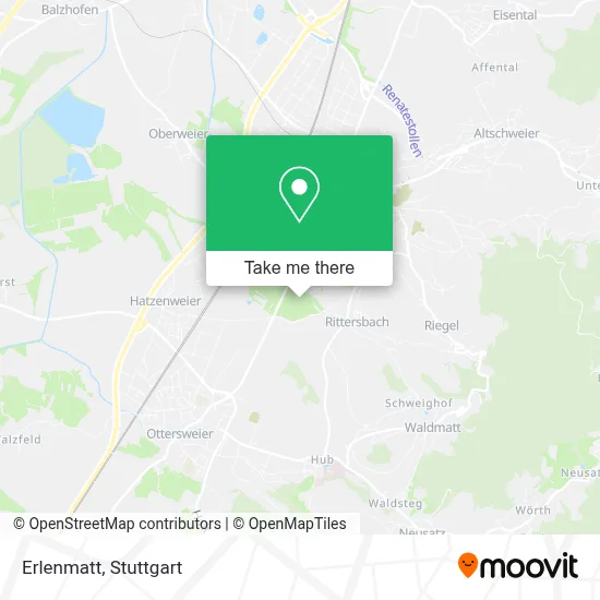 Erlenmatt map