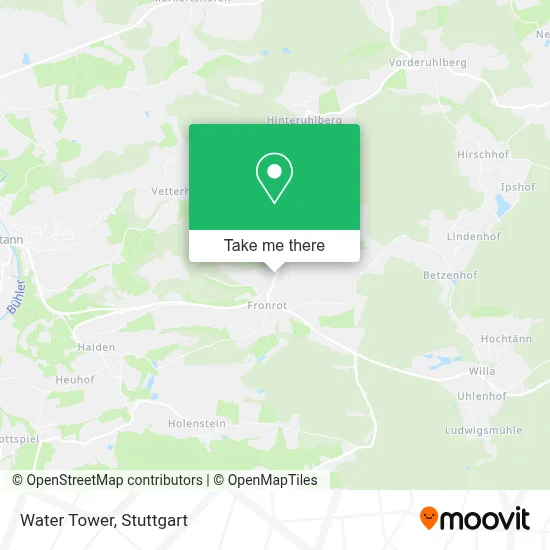 Wasserturm map