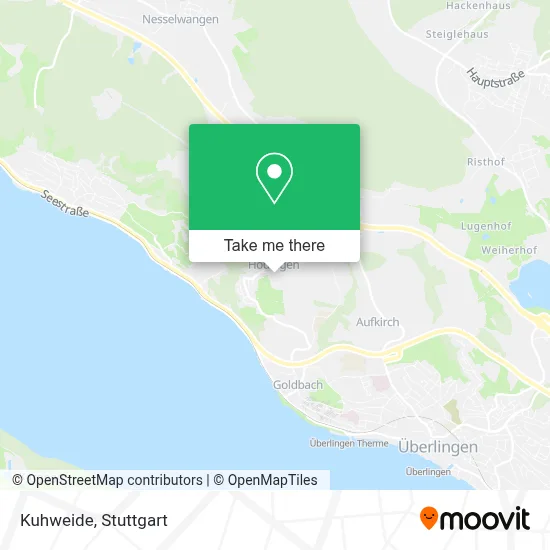 Kuhweide map