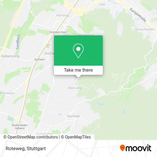 Roteweg map