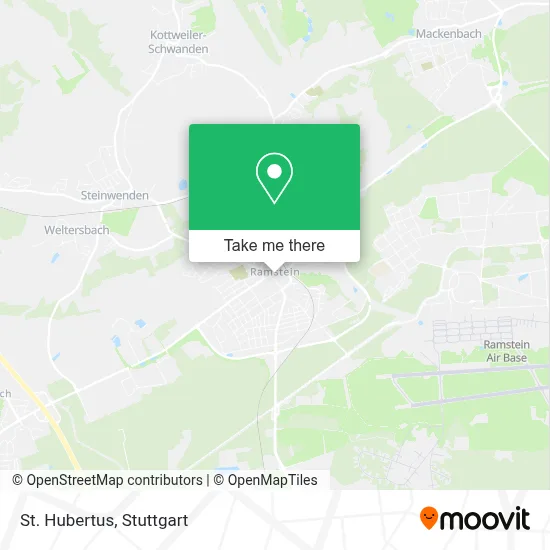 St. Hubertus map