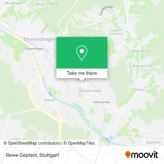 Rewe Geplant map