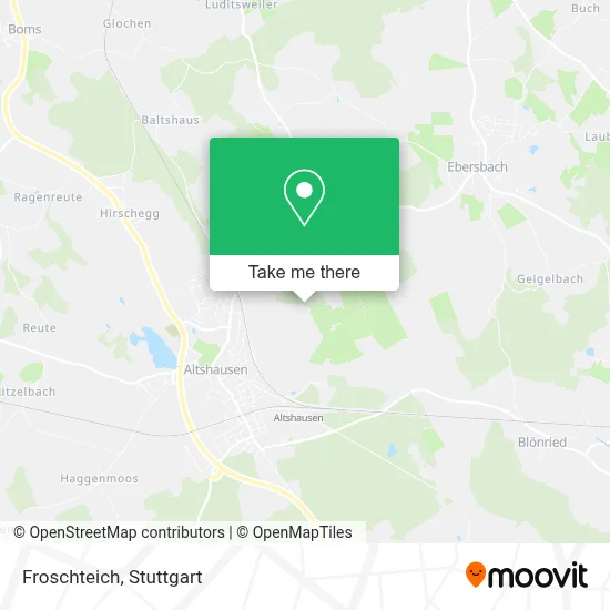 Froschteich map