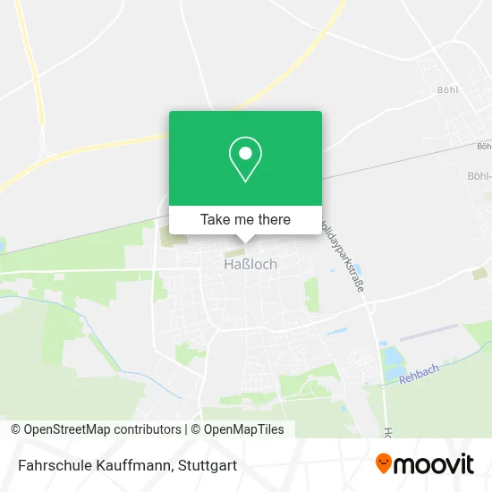 Fahrschule Kauffmann map