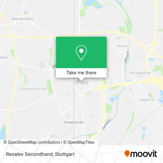 Resales Secondhand map