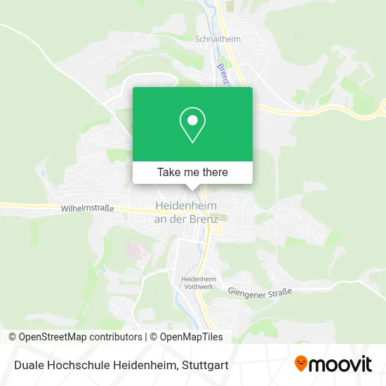 Duale Hochschule Heidenheim map