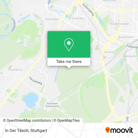 In Der Täsch map