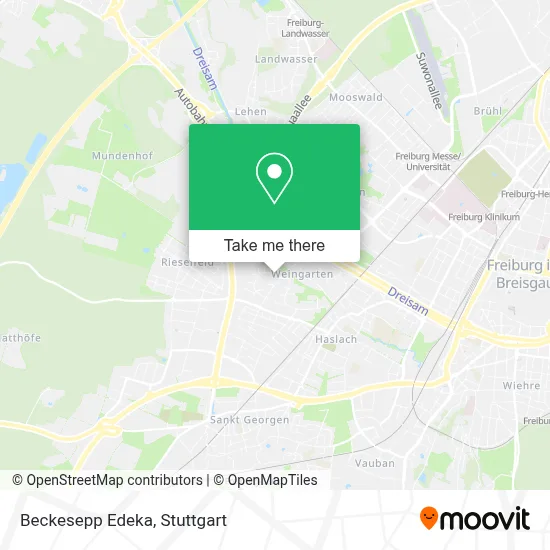 Beckesepp Edeka map