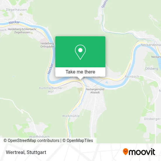 Wertreal map