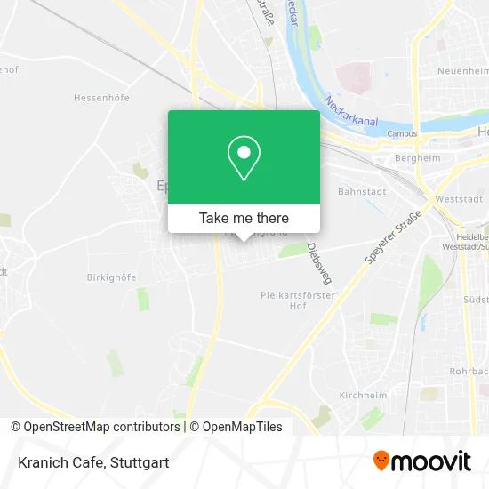 Kranich Cafe map